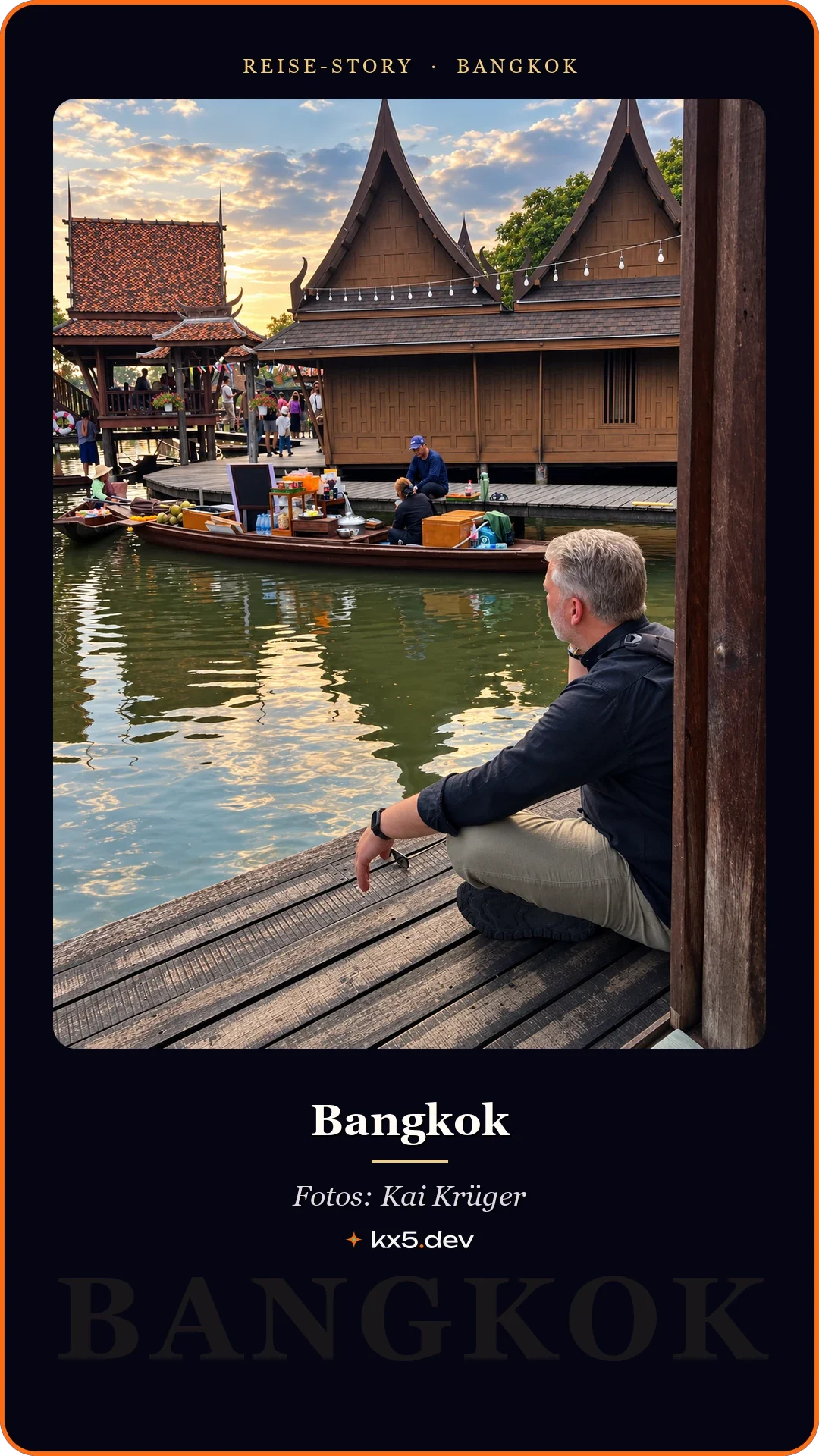 Ruhe am Wasser: Bangkok