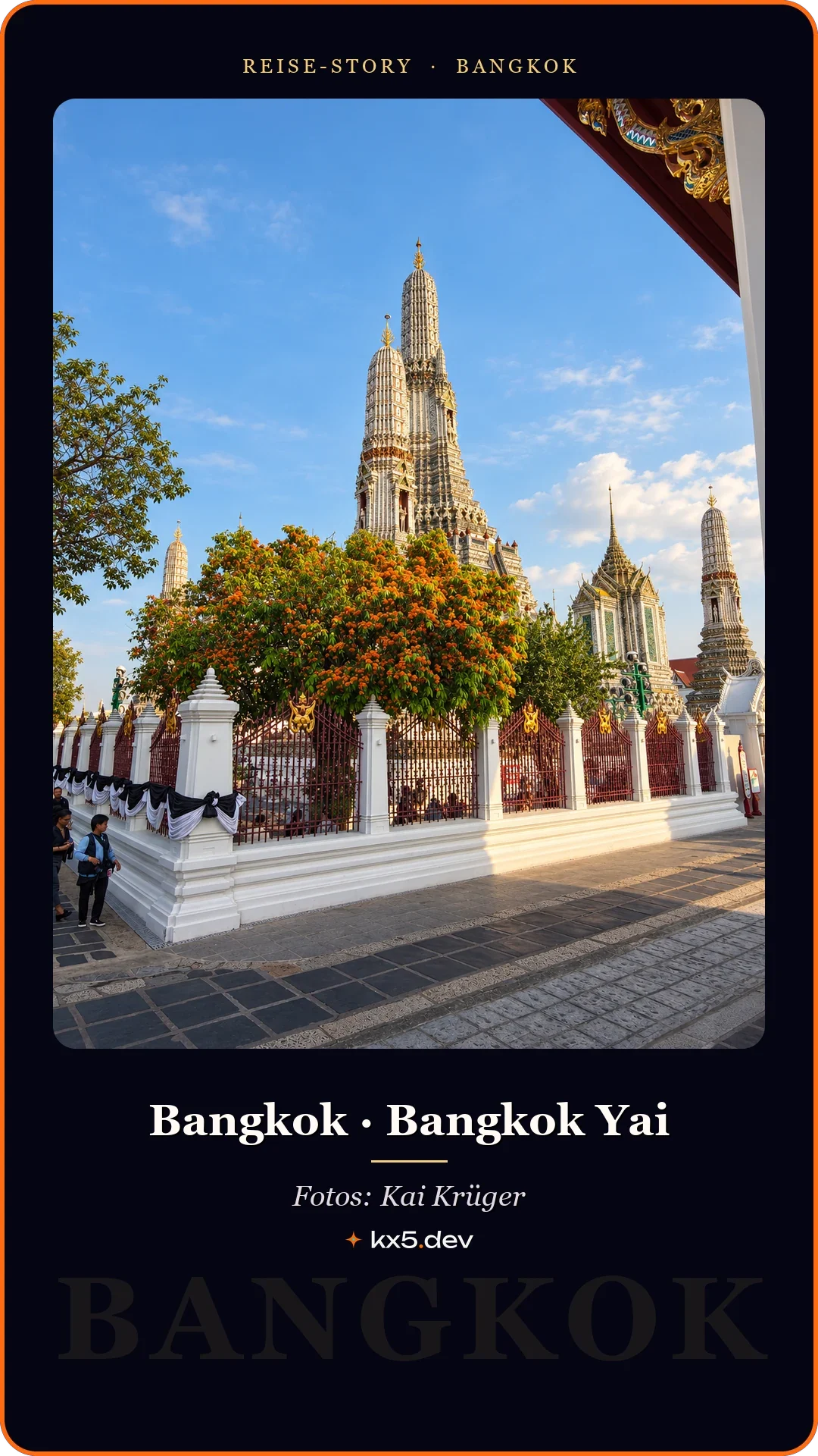 Wat Arun am Nachmittag: Bangkok · Bangkok Yai