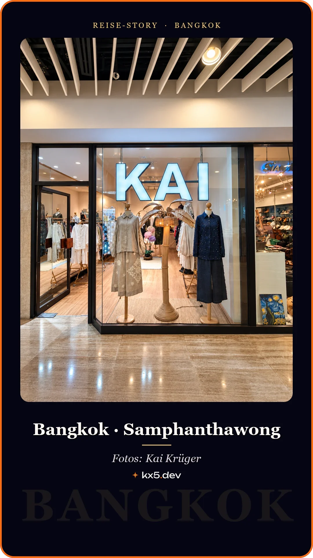 Schaufenster: Bangkok · Samphanthawong