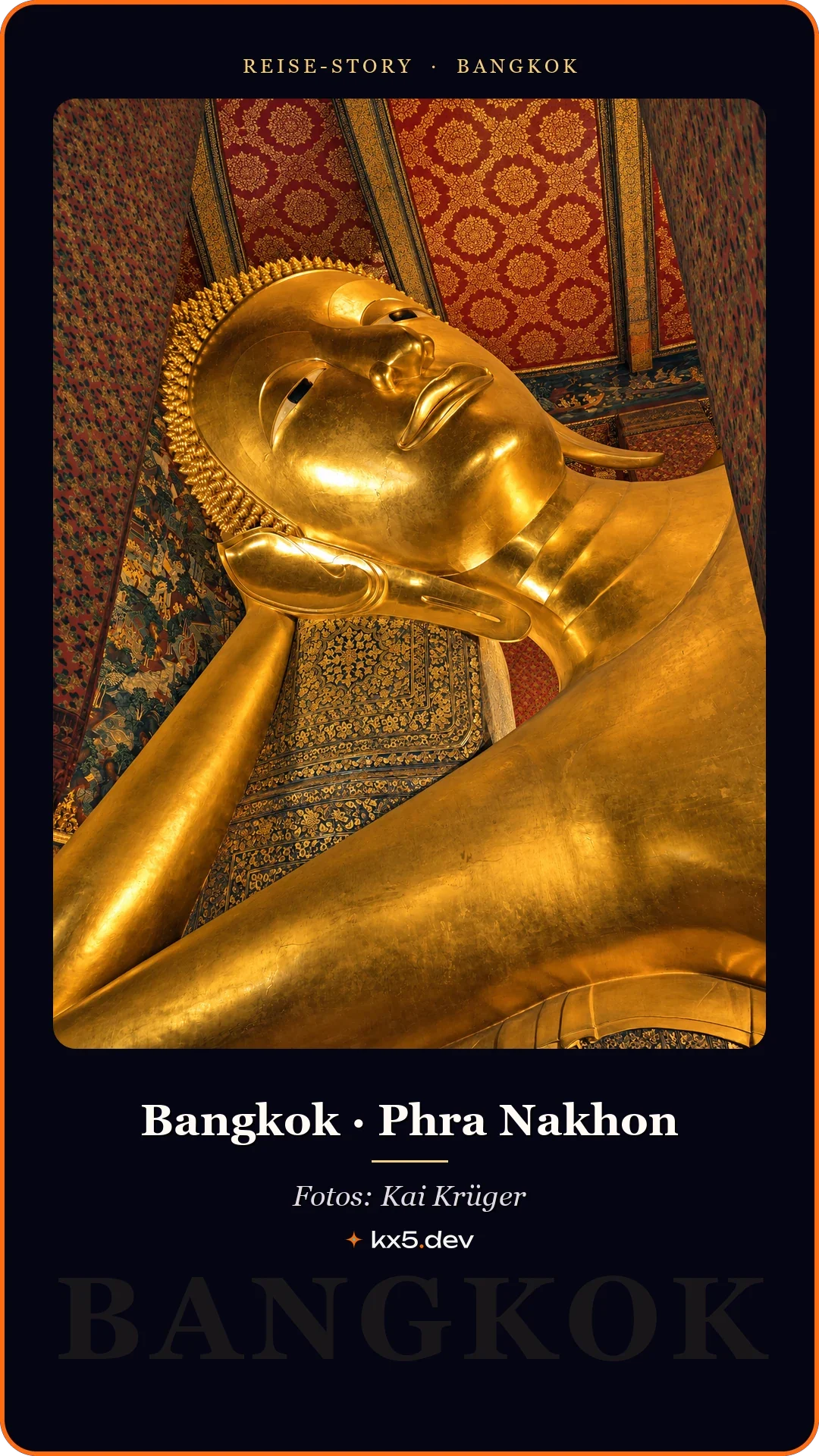 Liegender Buddha: Bangkok · Phra Nakhon