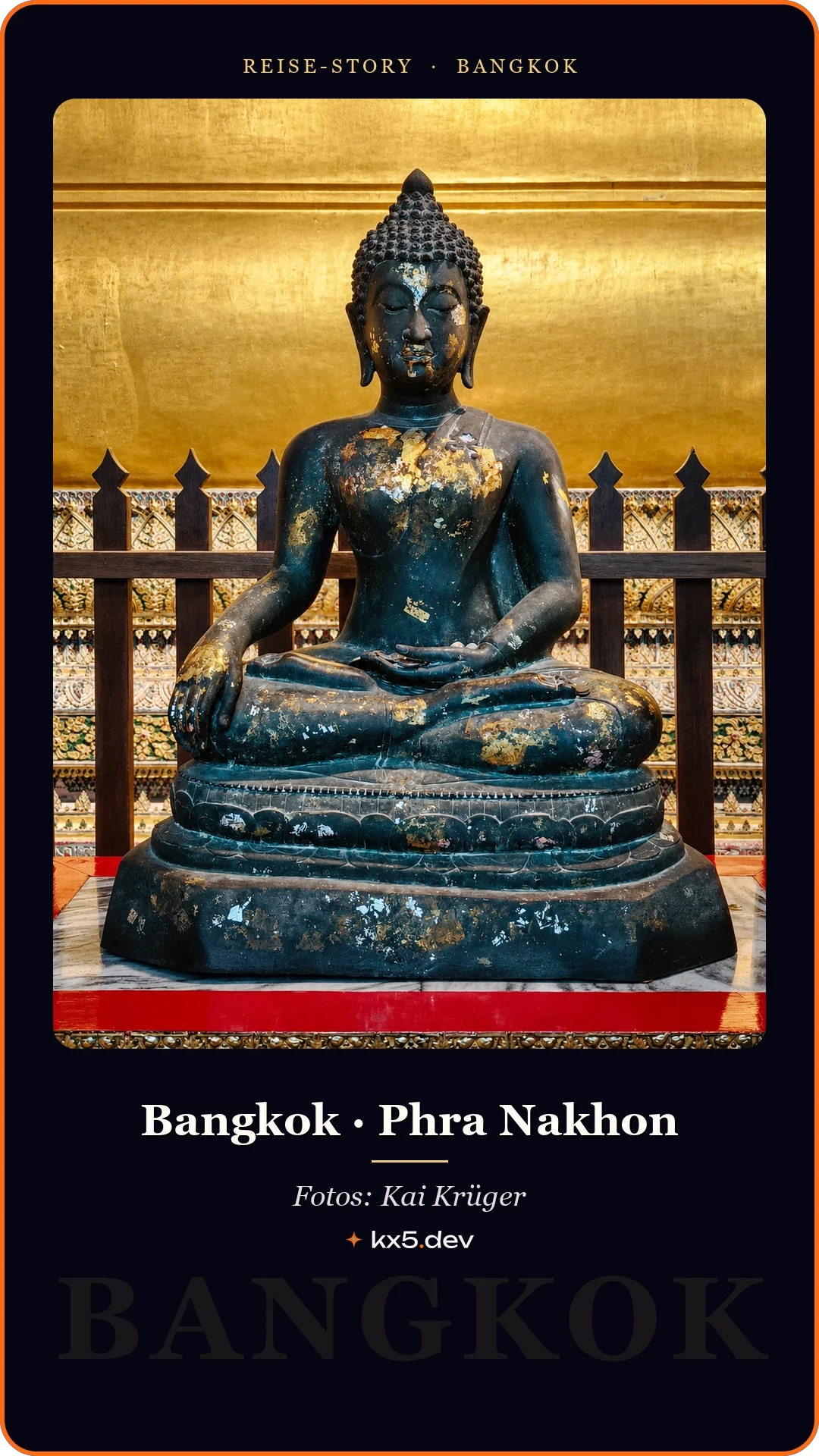 Buddha aus Bronze: Bangkok · Phra Nakhon