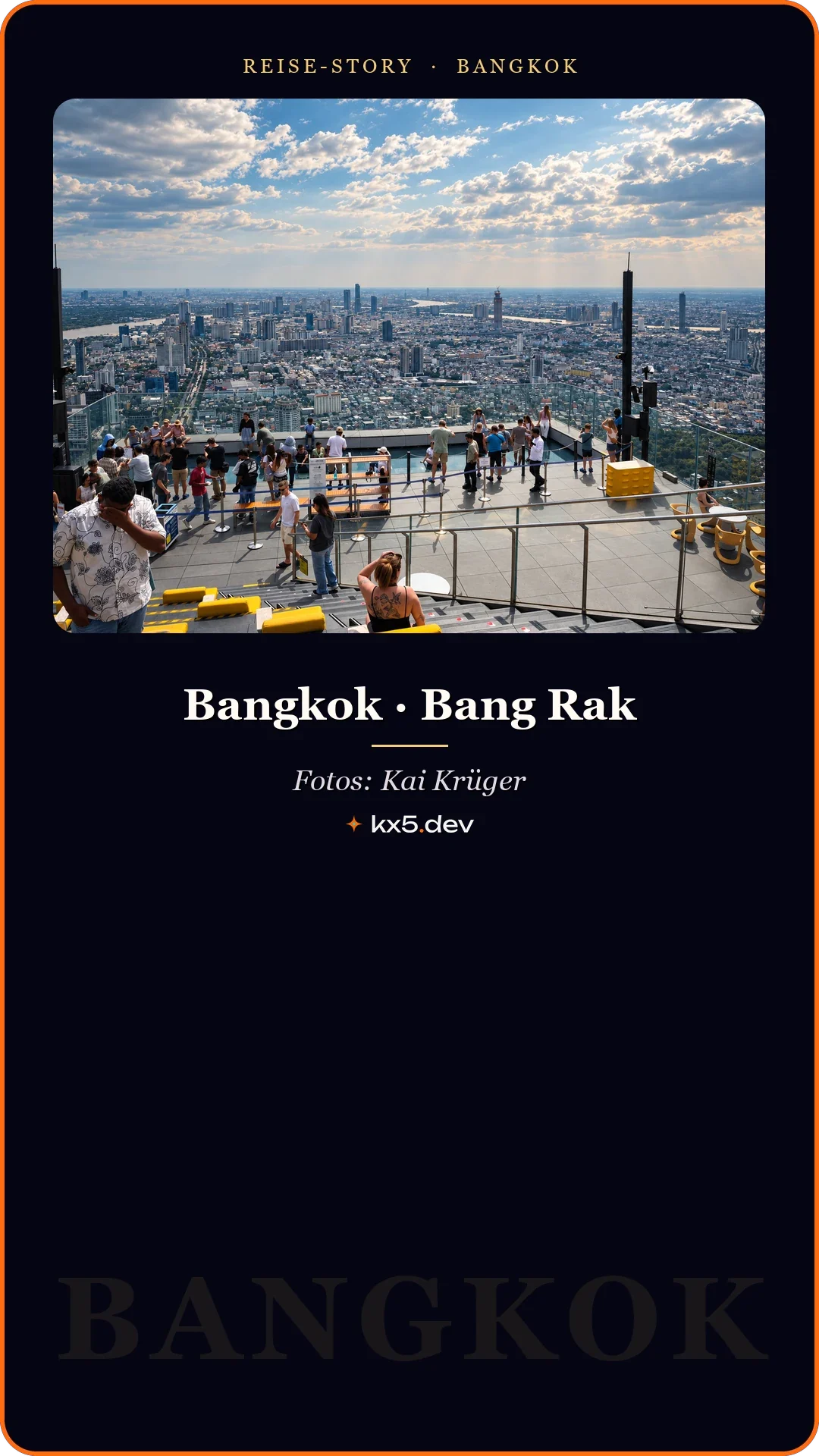 Aussichtsplattform: Bangkok · Bang Rak
