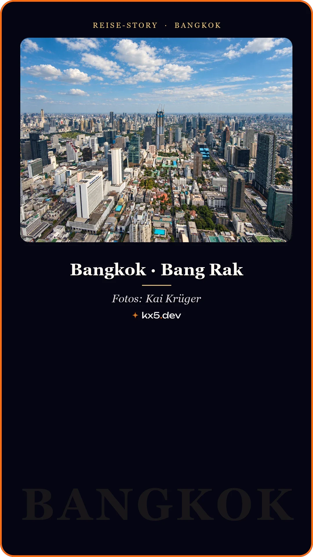 Stadtpanorama: Bangkok · Bang Rak