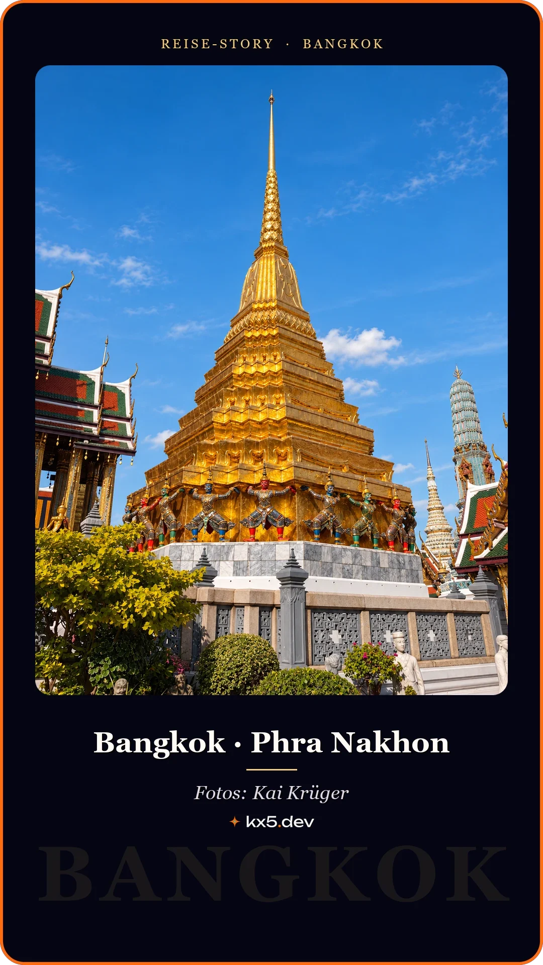 Goldener Chedi: Bangkok · Phra Nakhon