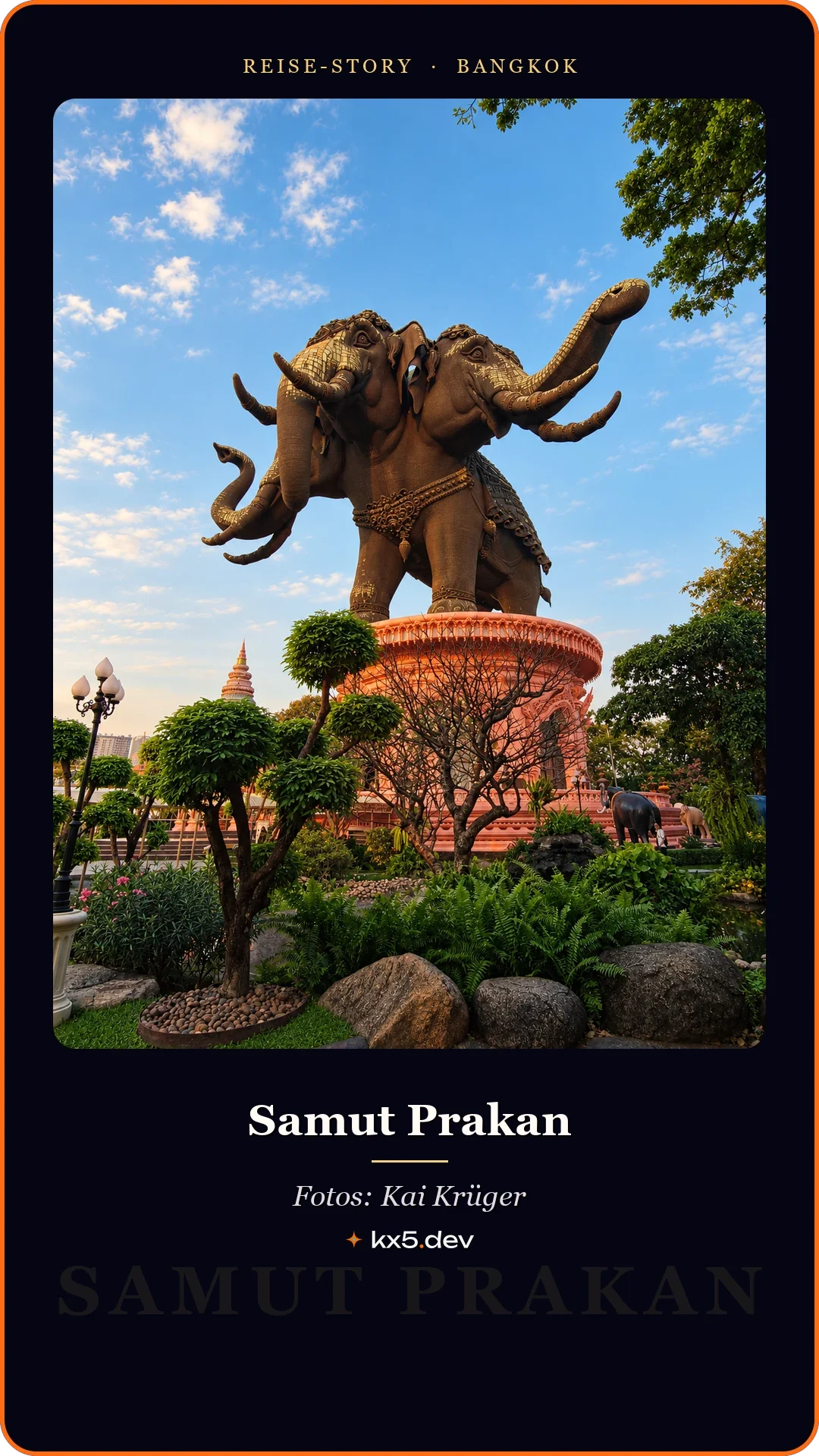 Elefantenstatue: Samut Prakan