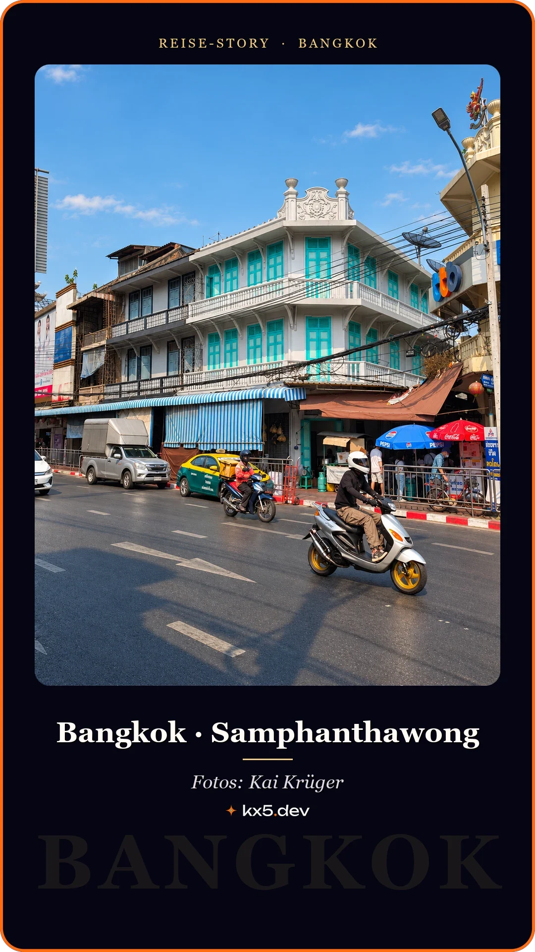 Häuser in der Altstadt: Bangkok · Samphanthawong